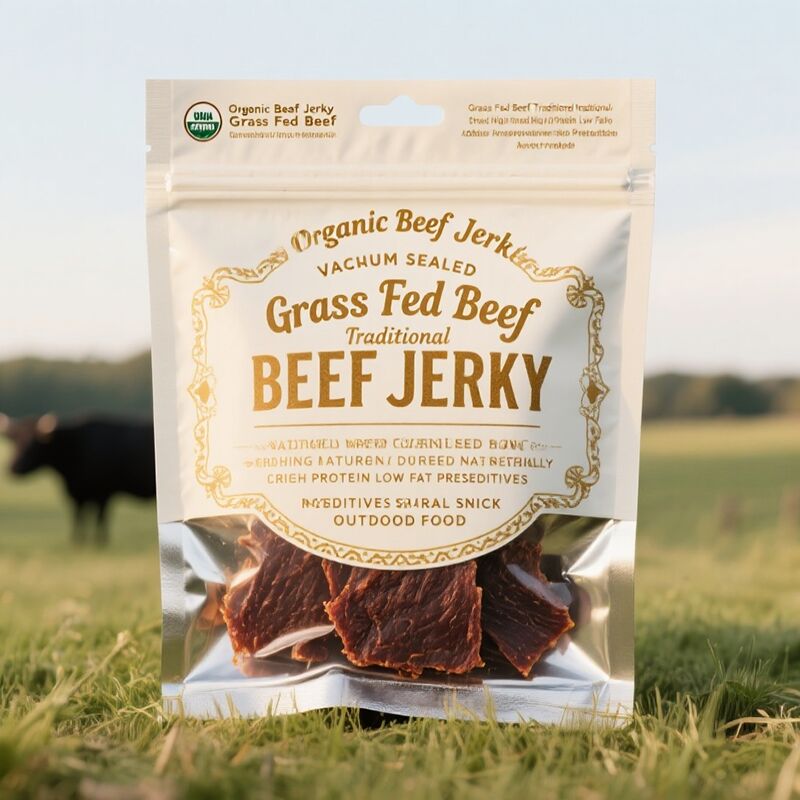 Anpassbarer Dreiseiten-Siegelbeutel mit wiederverschließbarem Reißverschluss und Aufreißkerbe für die Verpackung von Snacks, Süßigkeiten, Pulver, Kaffee, Tee und trockenen Lebensmitteln